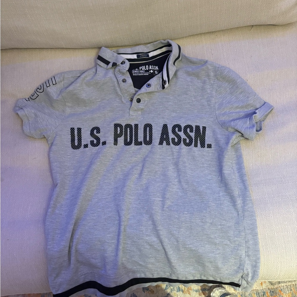 vintage men’s grey us polo assn